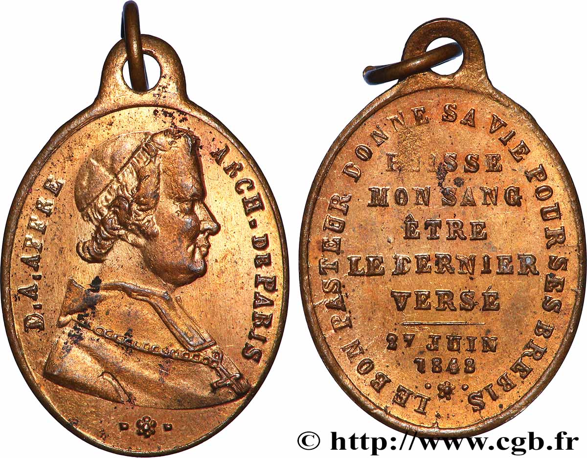 SECOND REPUBLIC Denys Auguste Affre, archevêque et martyr AU