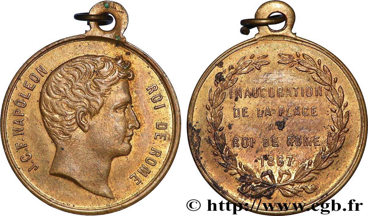 SECOND EMPIRE Médaille, Place du Roi de Rome / Trocadéro TTB+