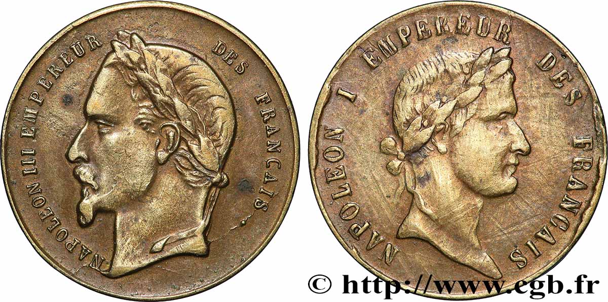 SECOND EMPIRE Médaille commémorative TTB