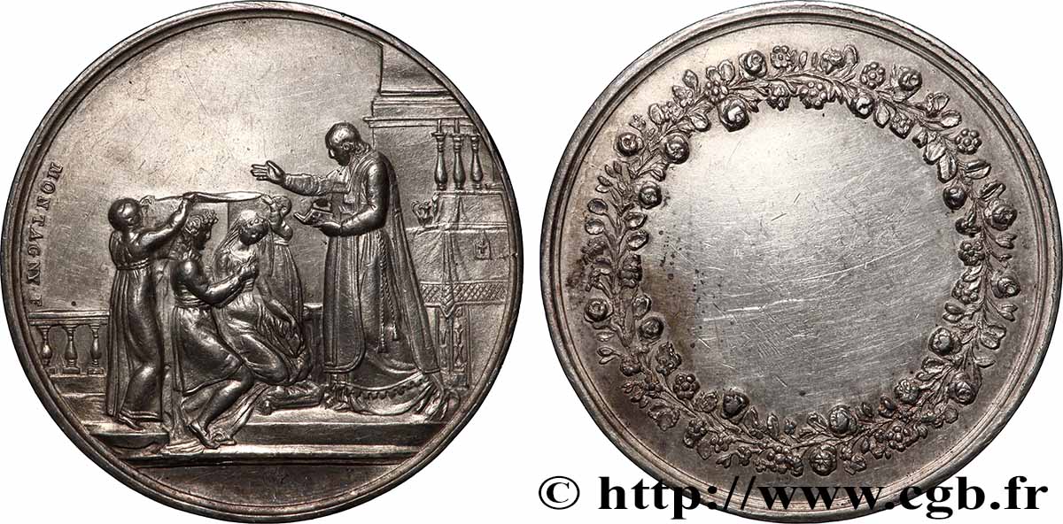 AMOUR ET MARIAGE Médaille de mariage AU