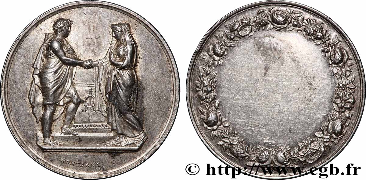 AMOUR ET MARIAGE Médaille de mariage TTB+