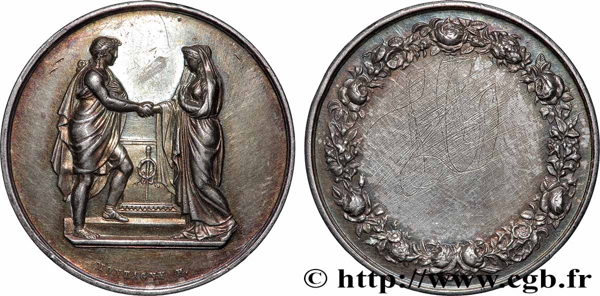 AMOUR ET MARIAGE Médaille de mariage XF