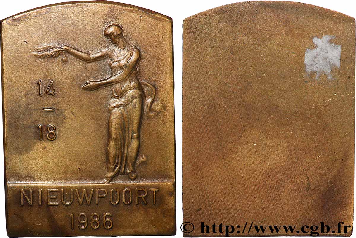 BELGIEN Plaquette, Nieuport fVZ