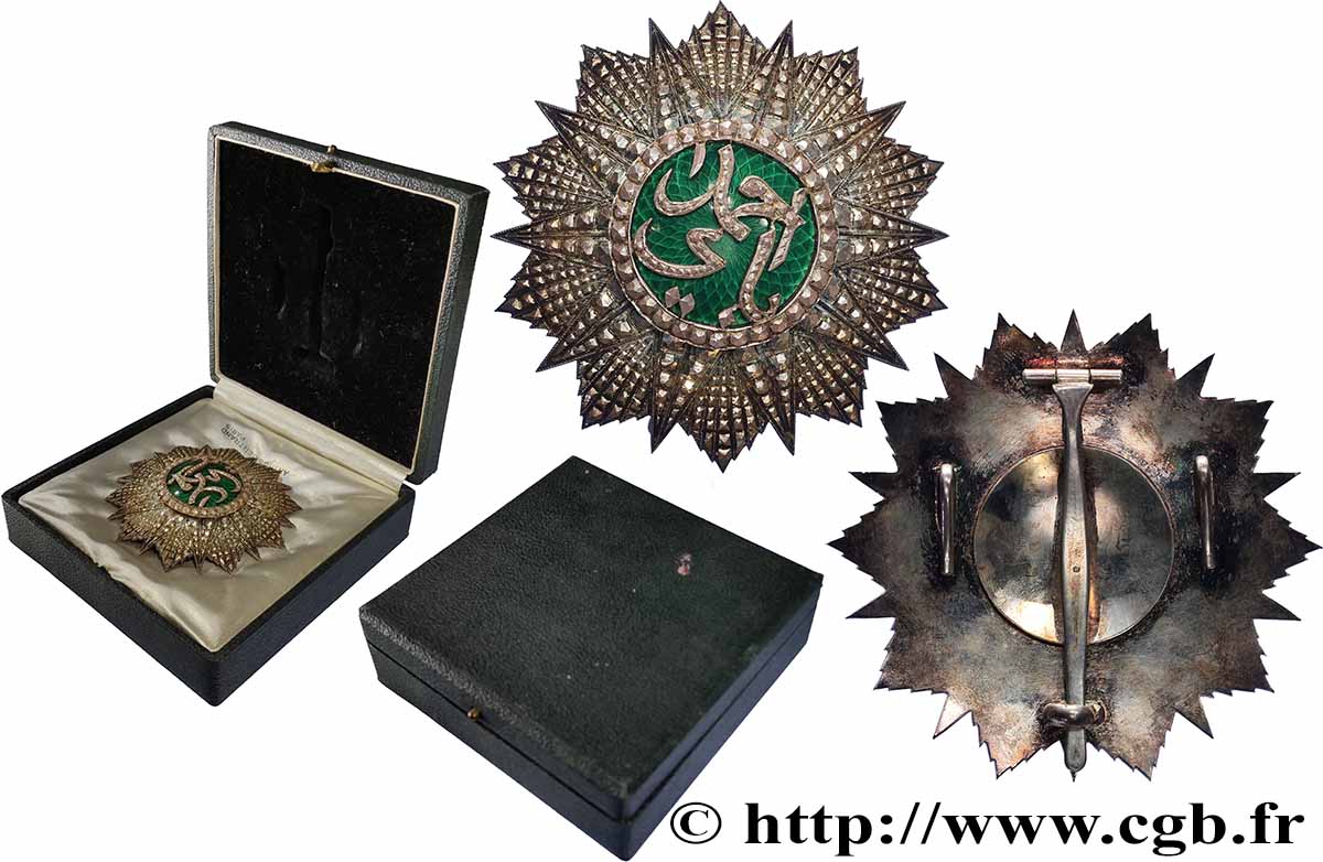 TUNESIEN Médaille, Ordre du Nichan al Iftikhar, Plaque de Grand Officier VZ