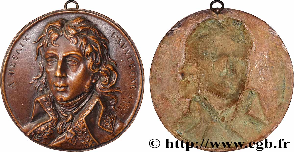 DEUXIÈME RÉPUBLIQUE Fonte, Hommage au Général Desaix l’Auvergne fVZ