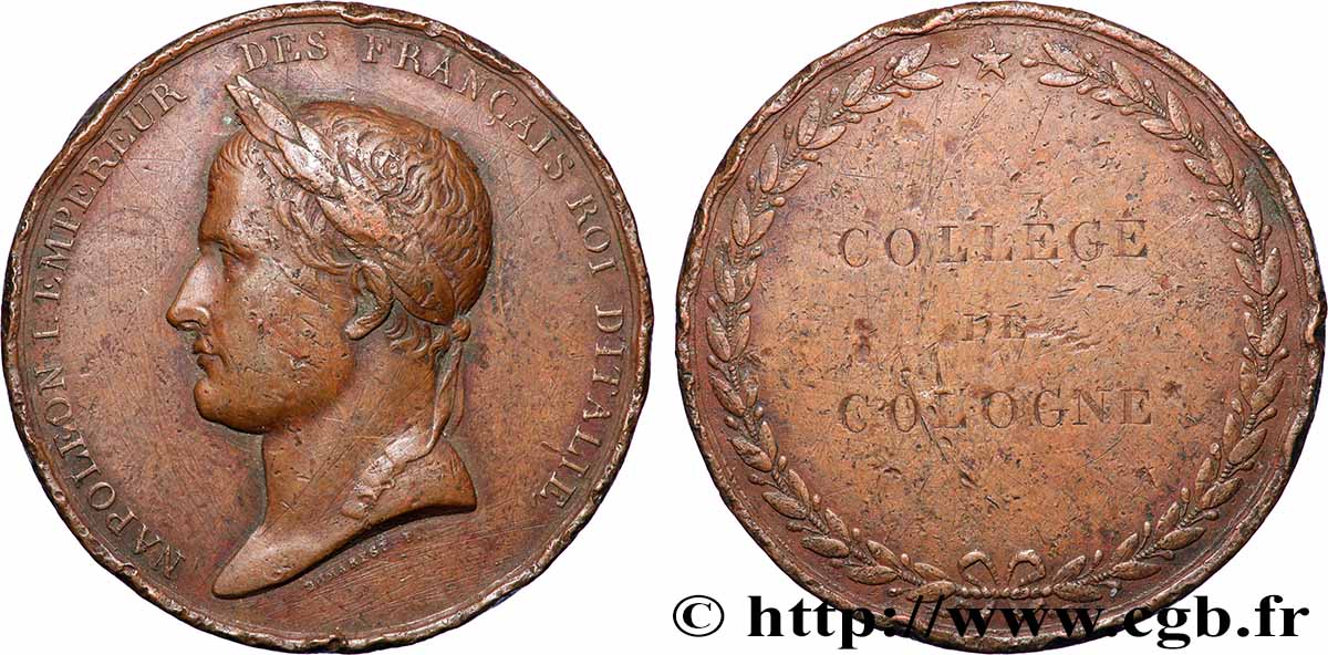 PREMIER EMPIRE Médaille, Collège de Cologne TB