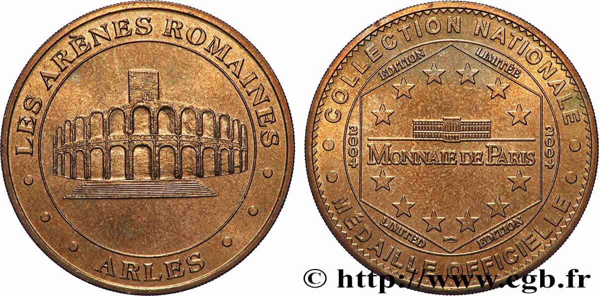 MÉDAILLES TOURISTIQUES Médaille touristique, Les arènes romaines, Arles SUP