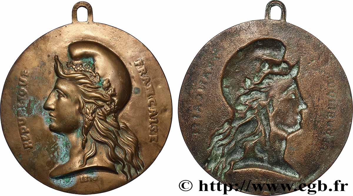 FRANCIA Plaque, Les visages de la République, Marianne BB