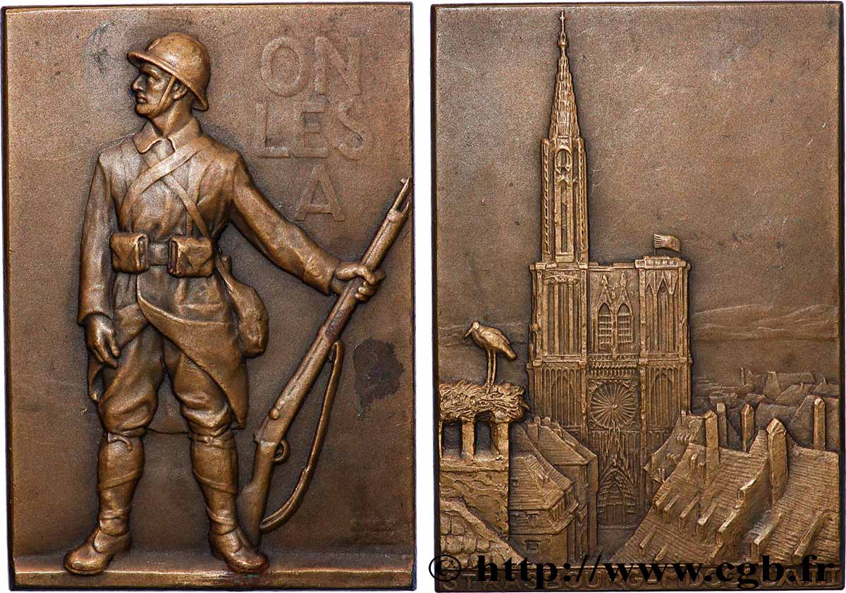 TROISIÈME RÉPUBLIQUE Plaquette, On les a, Strasbourg TTB+