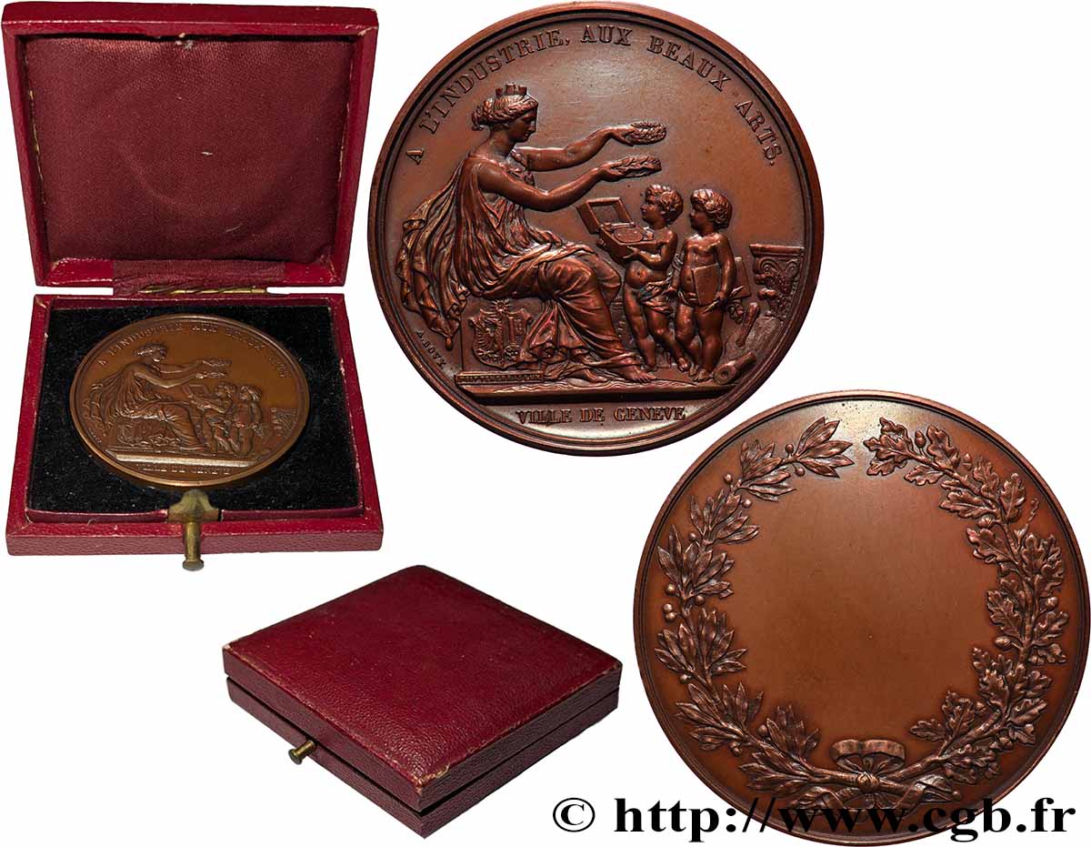 SWITZERLAND Médaille, A l’industrie et aux Beaux-Arts AU