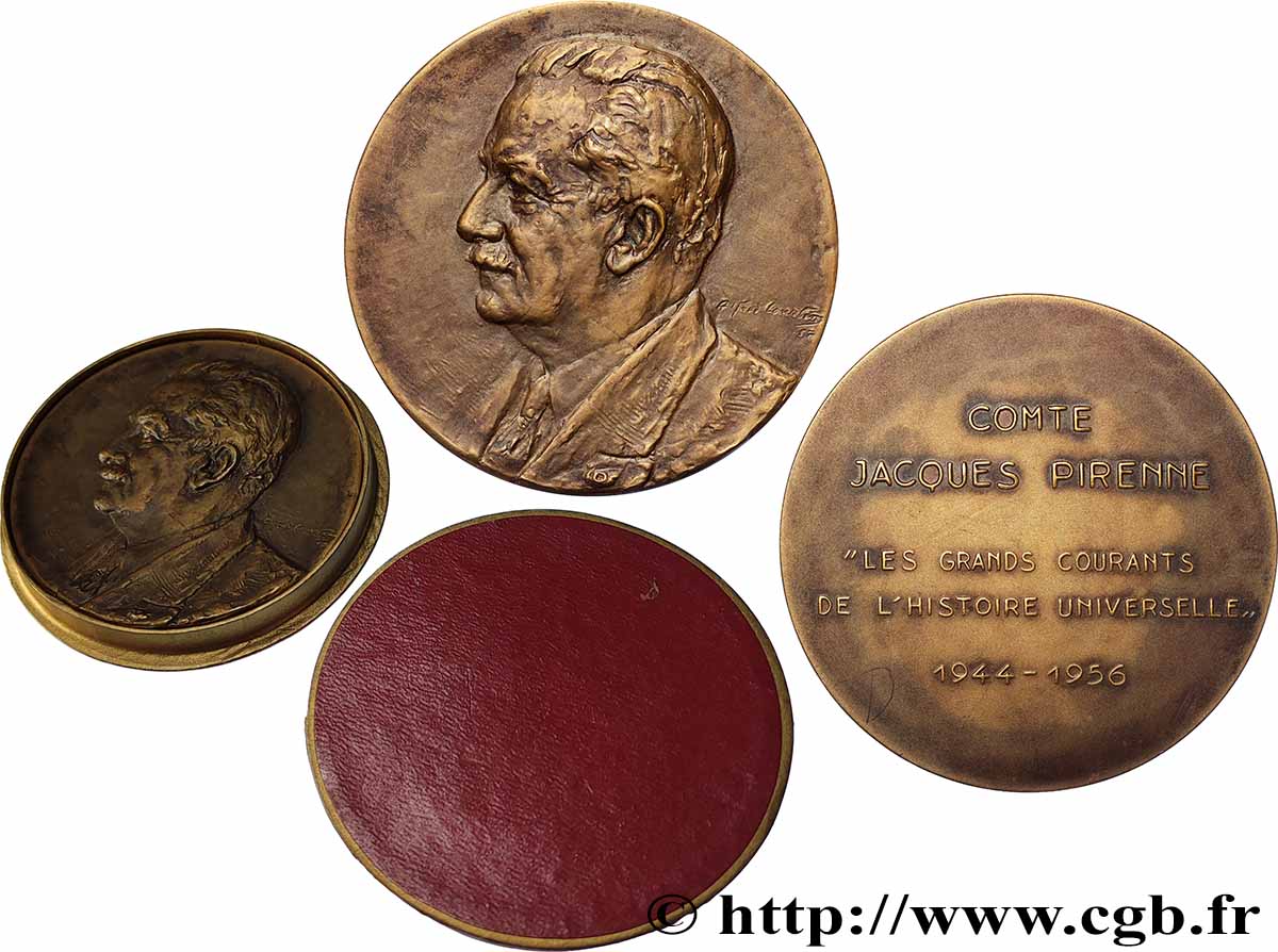 BELGIQUE - ROYAUME DE BELGIQUE - BAUDOUIN Ier Médaille, Comte Jacques Pirenne fVZ