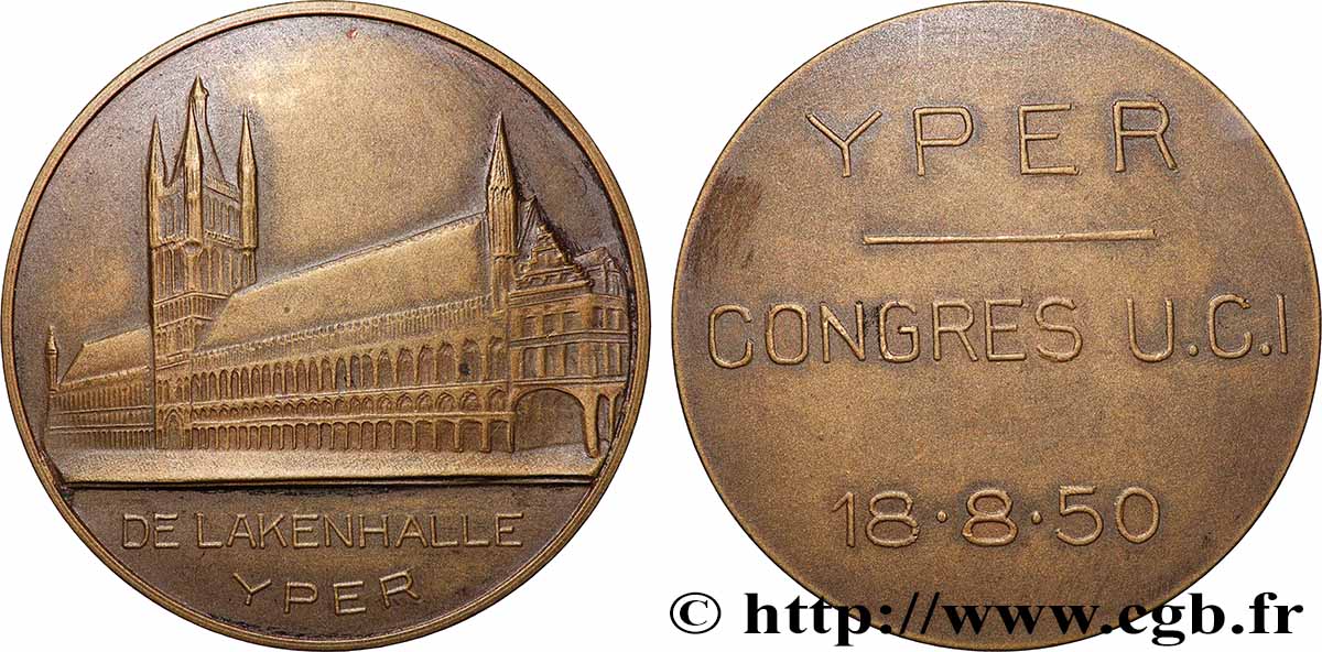 BELGIO Médaille, Congrès Yper SPL