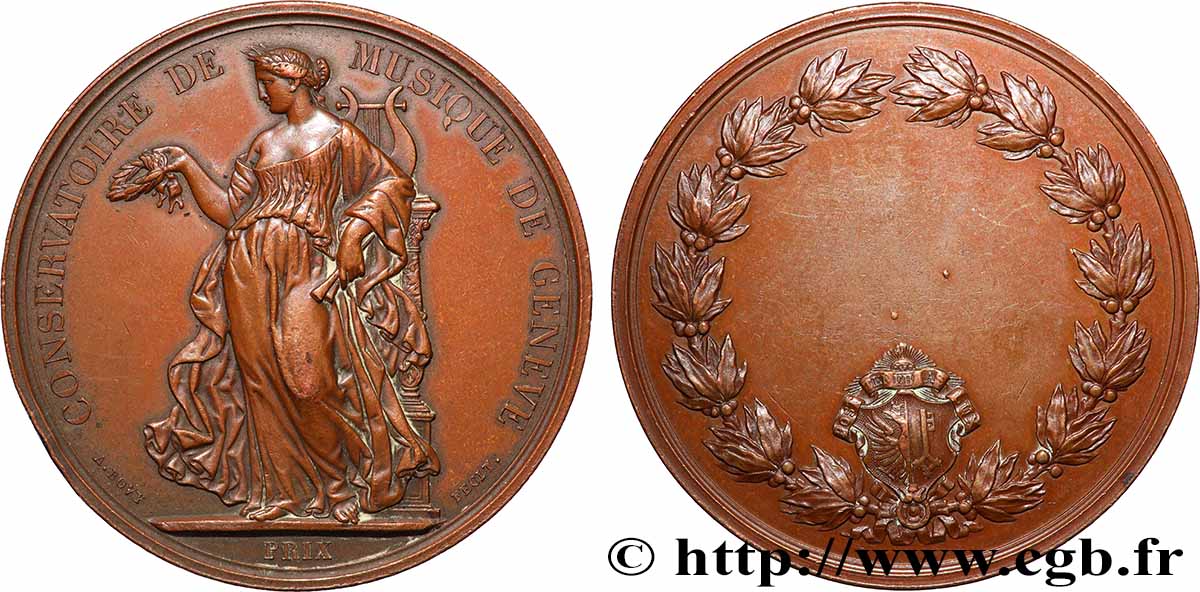 SVIZZERA  Médaille de prix, Conservatoire de Musique q.SPL