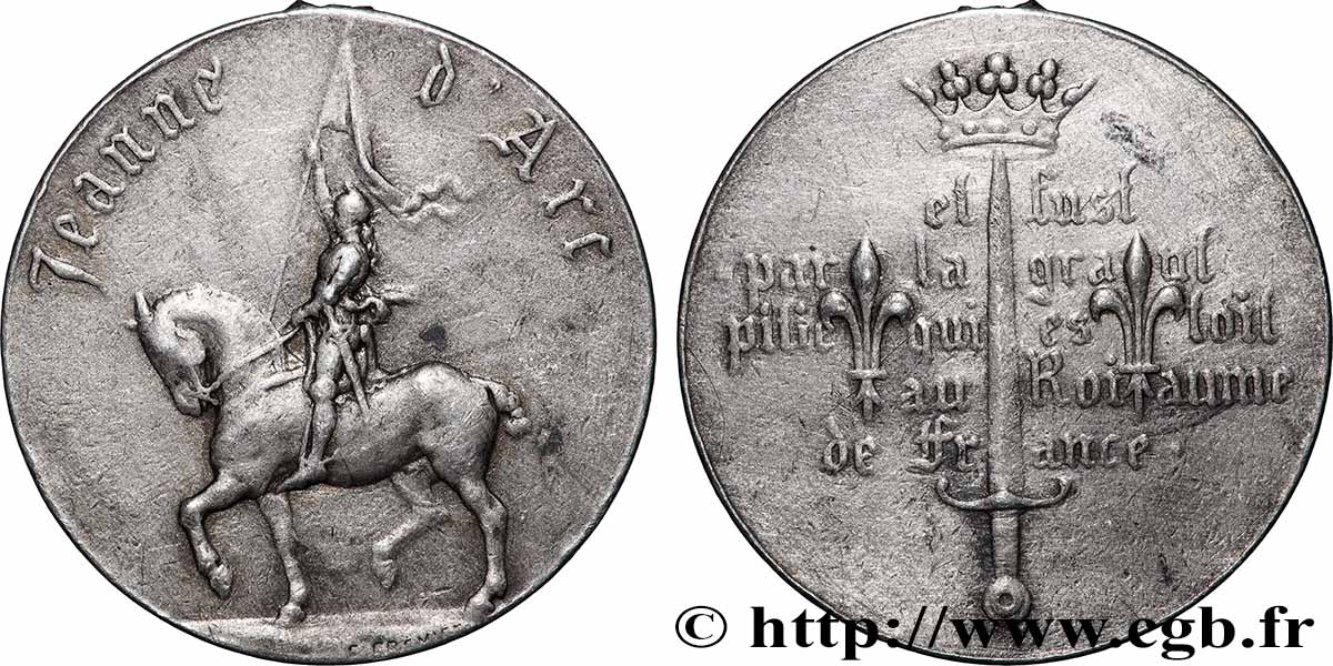 JOAN OF ARC Médaille, Jeanne d’Arc AU