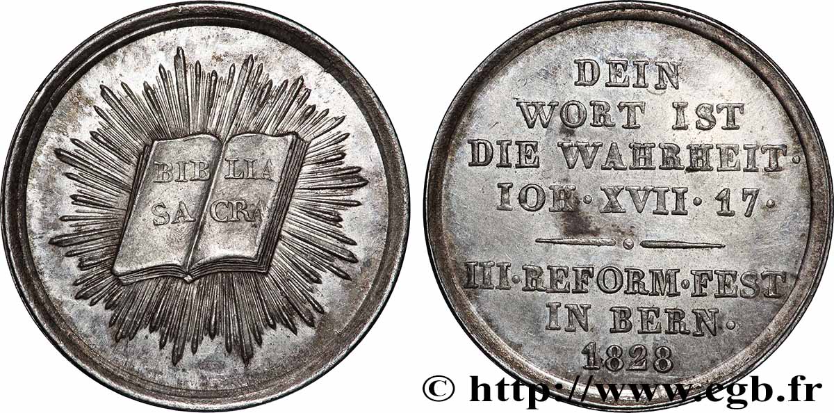 SUISSE Médaille, Festival de la réforme TTB