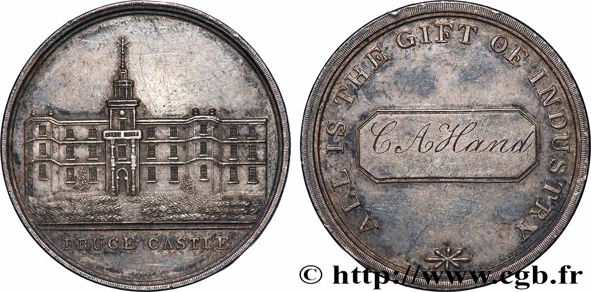 ENGLAND Médaille, Château de Bruce fVZ