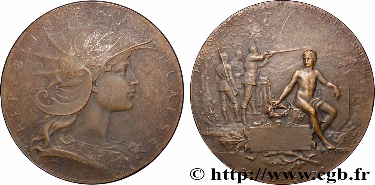 TROISIÈME RÉPUBLIQUE Médaille, Concours de tir TTB