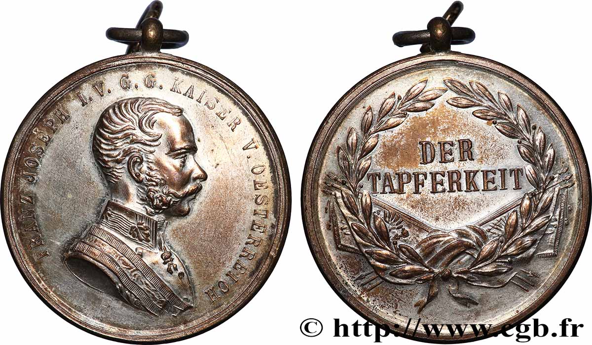 ÖSTERREICH - FRANZ Joseph I. Médaille, Pour la bravoure SS
