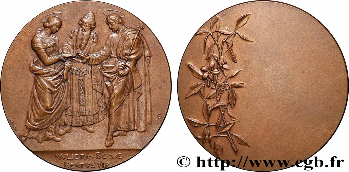 AMOUR ET MARIAGE Médaille de mariage MBC+