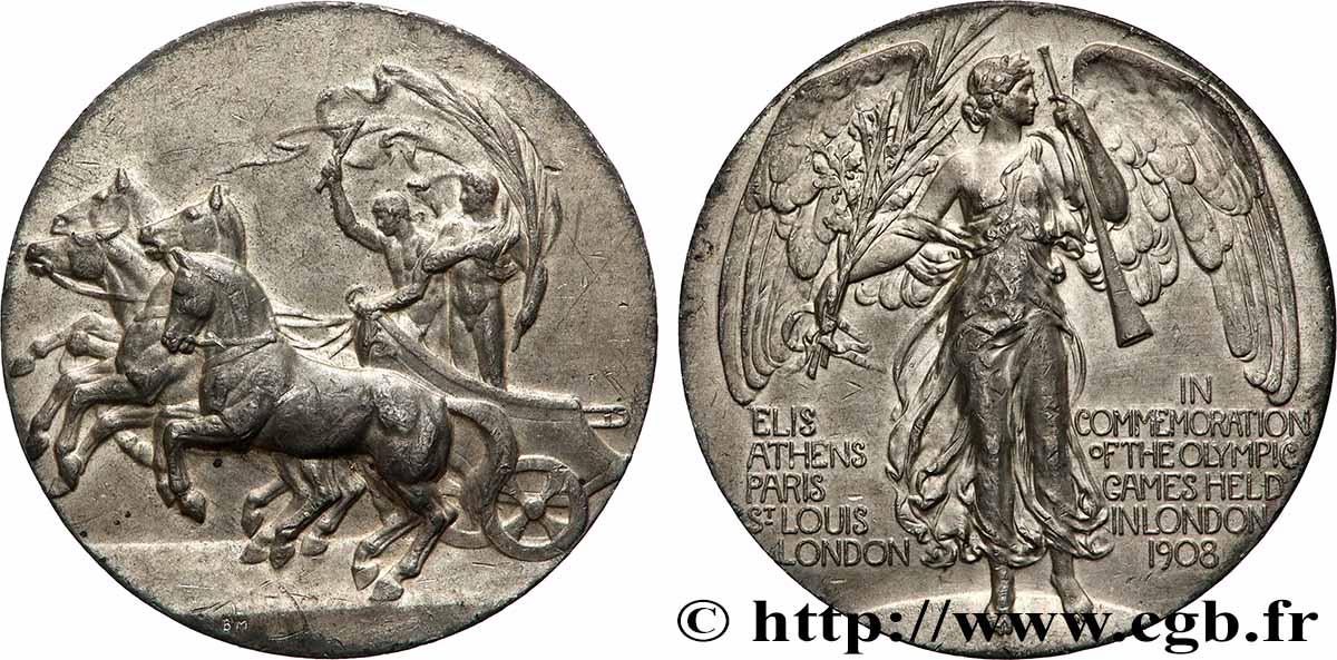 REINO UNIDO Médaille, Commémoration de Jeux Olympiques de Londres MBC