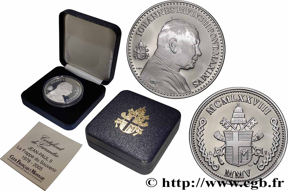 JEAN-PAUL II (Karol Wojtyla) Médaille, Jean Paul II SC