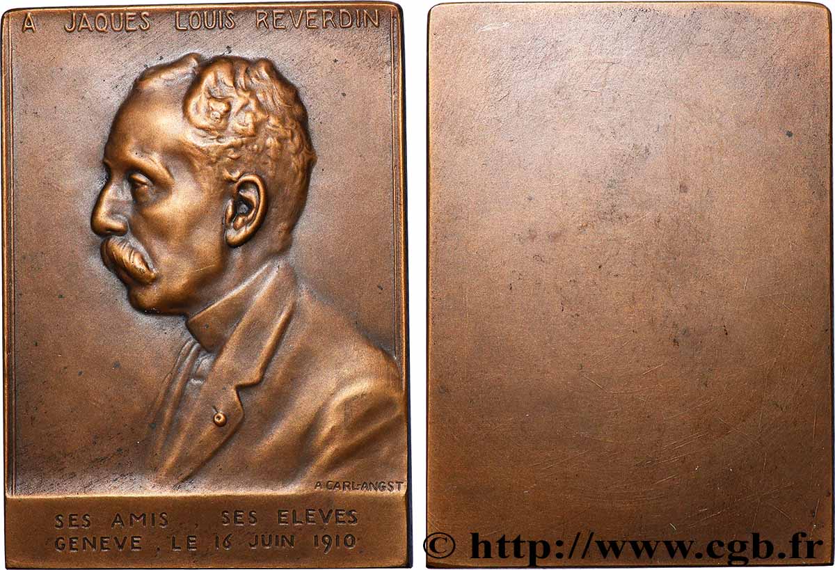 SUIZA Plaquette, Jaques-Louis Reverdin MBC+