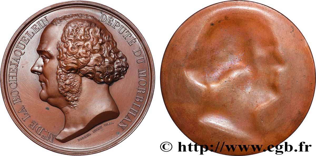 LOUIS-PHILIPPE I Médaille, Député du Morbihan, tirage uniface AU