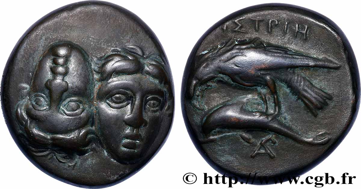 THRACE - ISTROS Médaille, Reproduction du Drachme d’Istros, n°105 TTB+