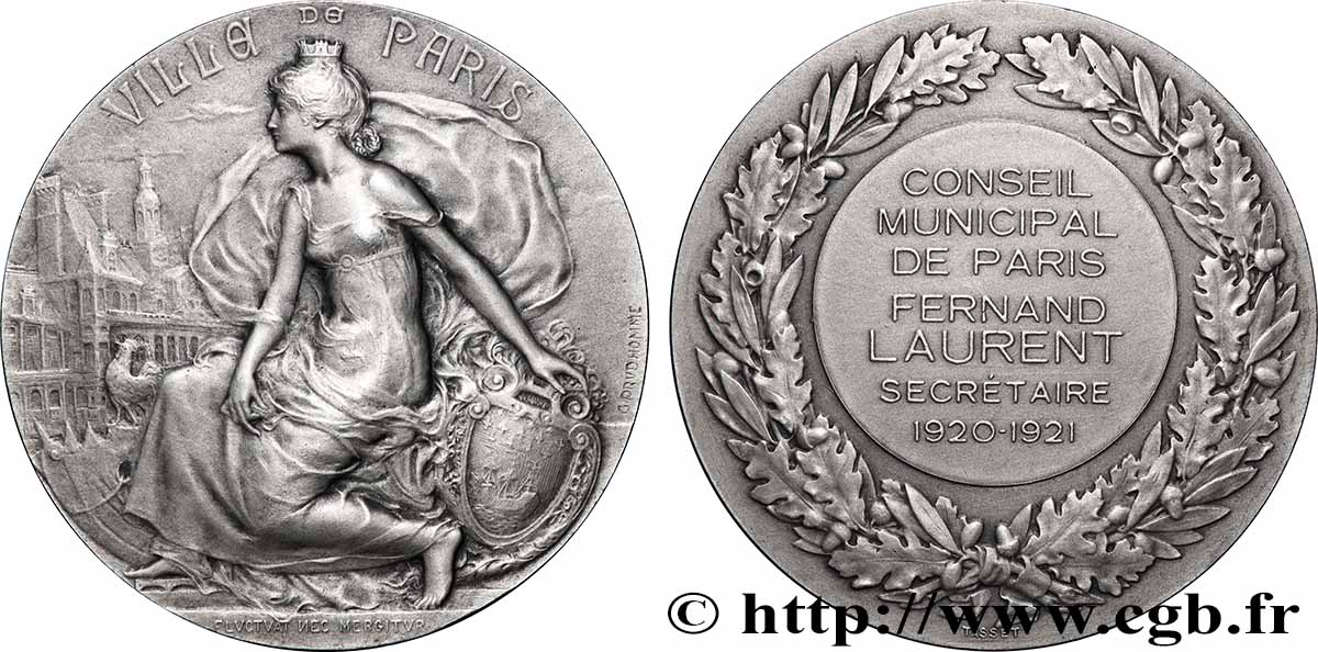 DRITTE FRANZOSISCHE REPUBLIK Médaille, Conseiller municipal VZ