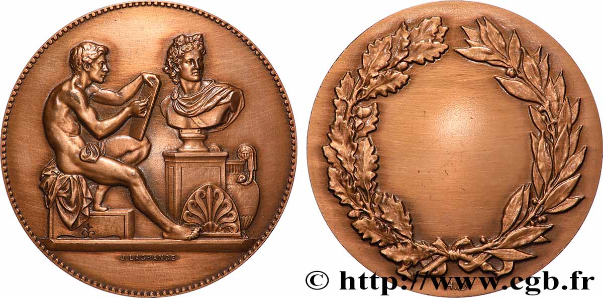 FUNFTE FRANZOSISCHE REPUBLIK Médaille de récompense fVZ