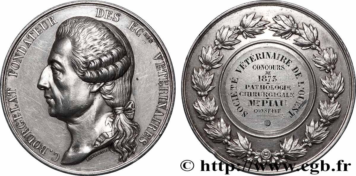 TERCERA REPUBLICA FRANCESA Médaille, Société vétérinaire de l’Ouest, Concours MBC+