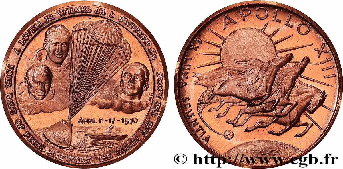 CANADá Médaille, Apollo 11 MBC+