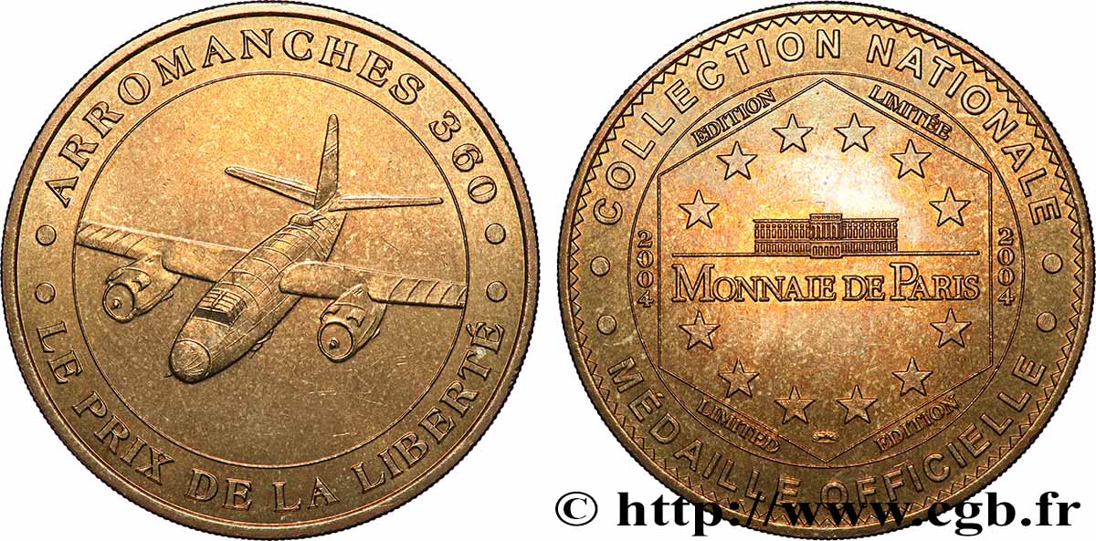 TOURISTIC MEDALS Médaille touristique, Arromanches 360 MBC+