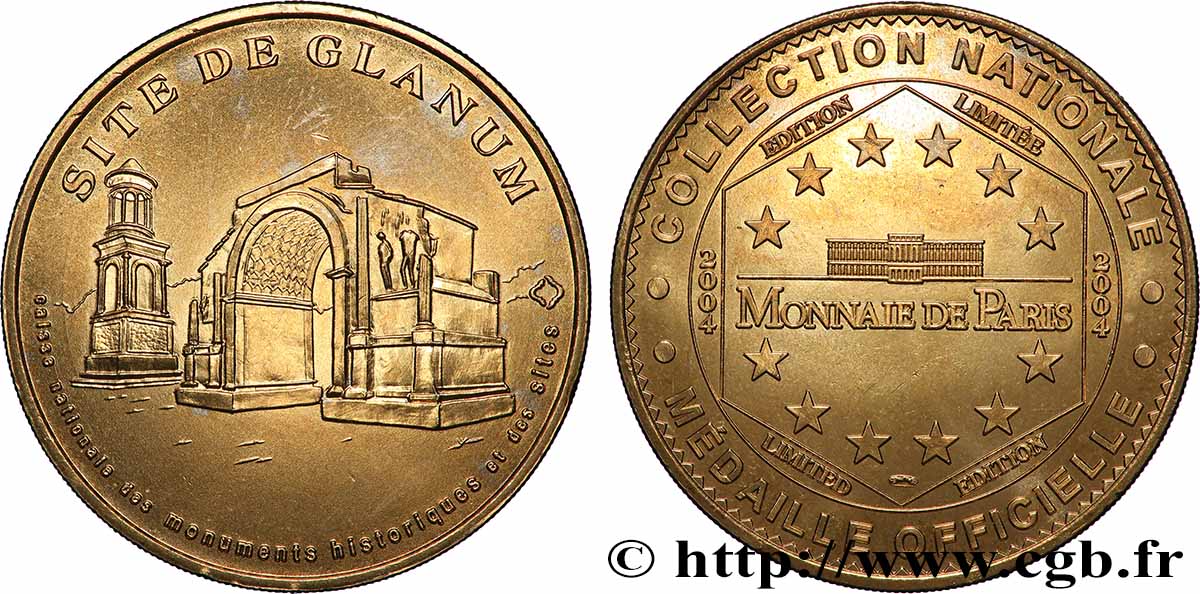 TOURISTIC MEDALS Médaille, Site Archéologique de Glanum MBC+