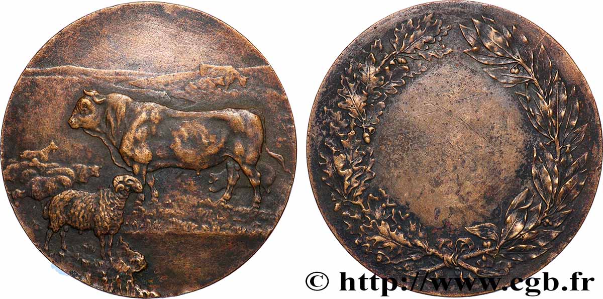 ANIMAUX Médaille, Animaux de la ferme TB+