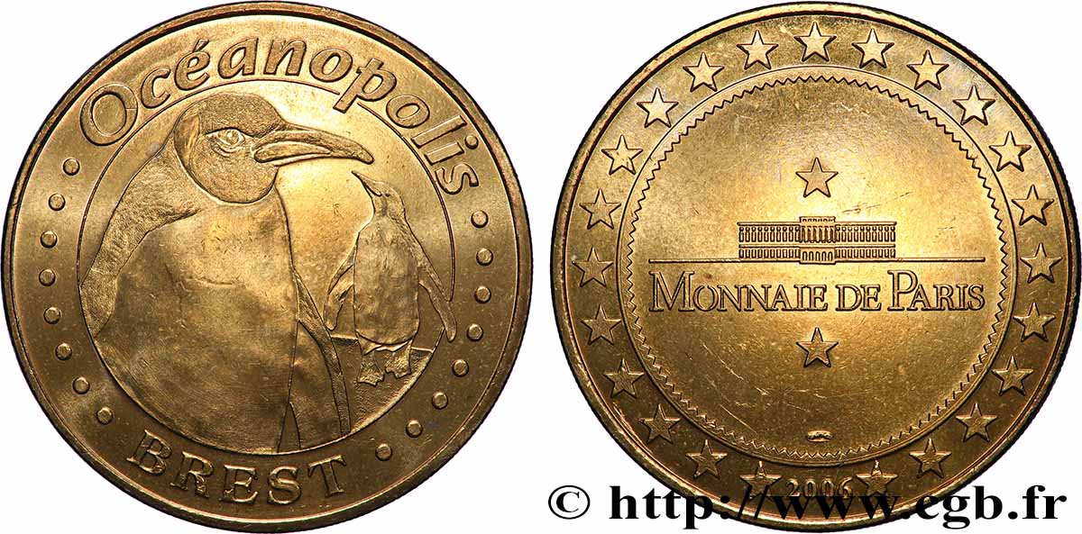 MÉDAILLES TOURISTIQUES Médaille touristique, Océanopolis, Brest SUP