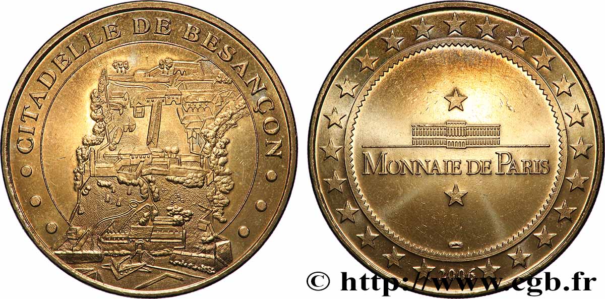 TOURISTIC MEDALS Médaille touristique, Citadelle de Besançon fVZ