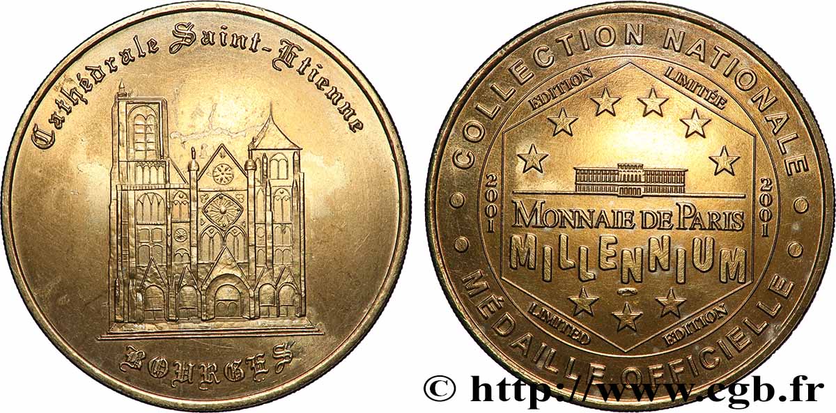 TOURISTIC MEDALS Médaille touristique, Cathédrale Saint-Étienne fVZ