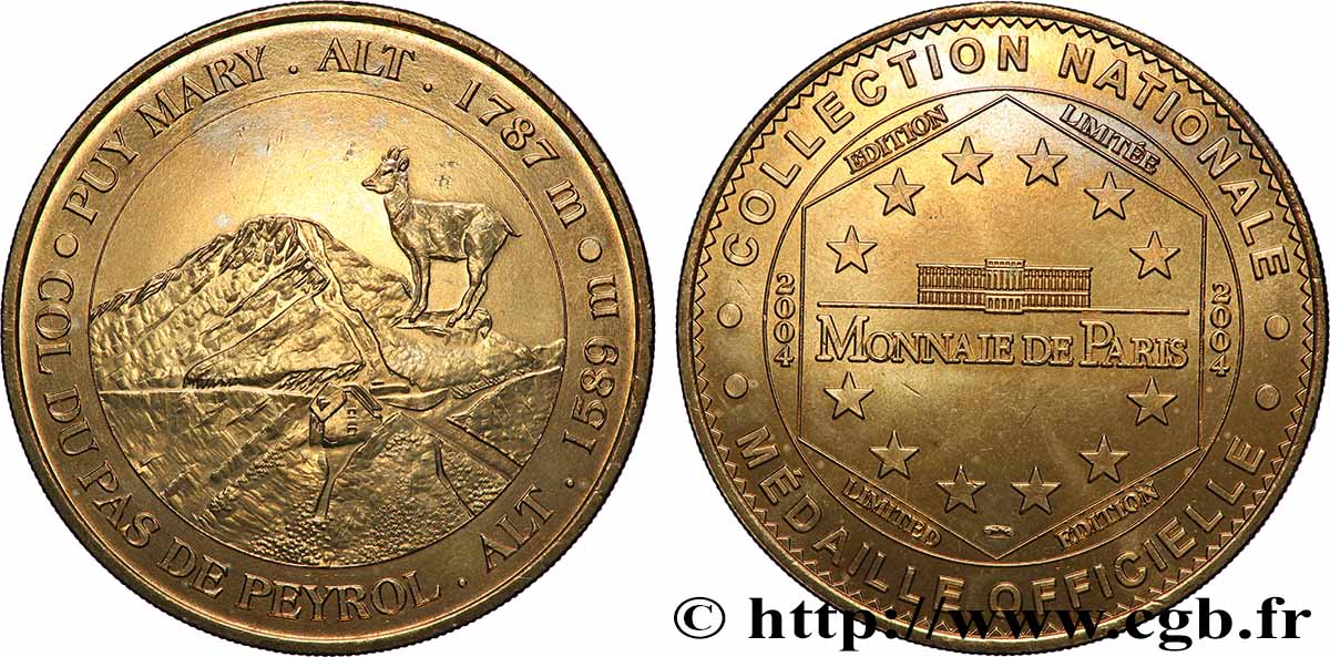 TOURISTIC MEDALS Médaille touristique, Château royal de Blois fVZ
