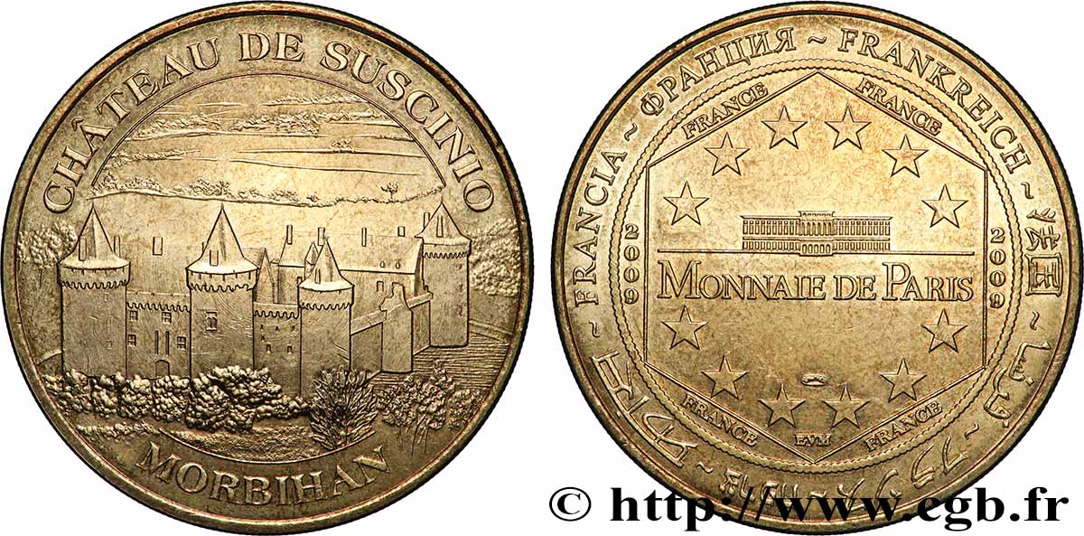 MÉDAILLES TOURISTIQUES Médaille touristique, Château de Suscinio TTB+