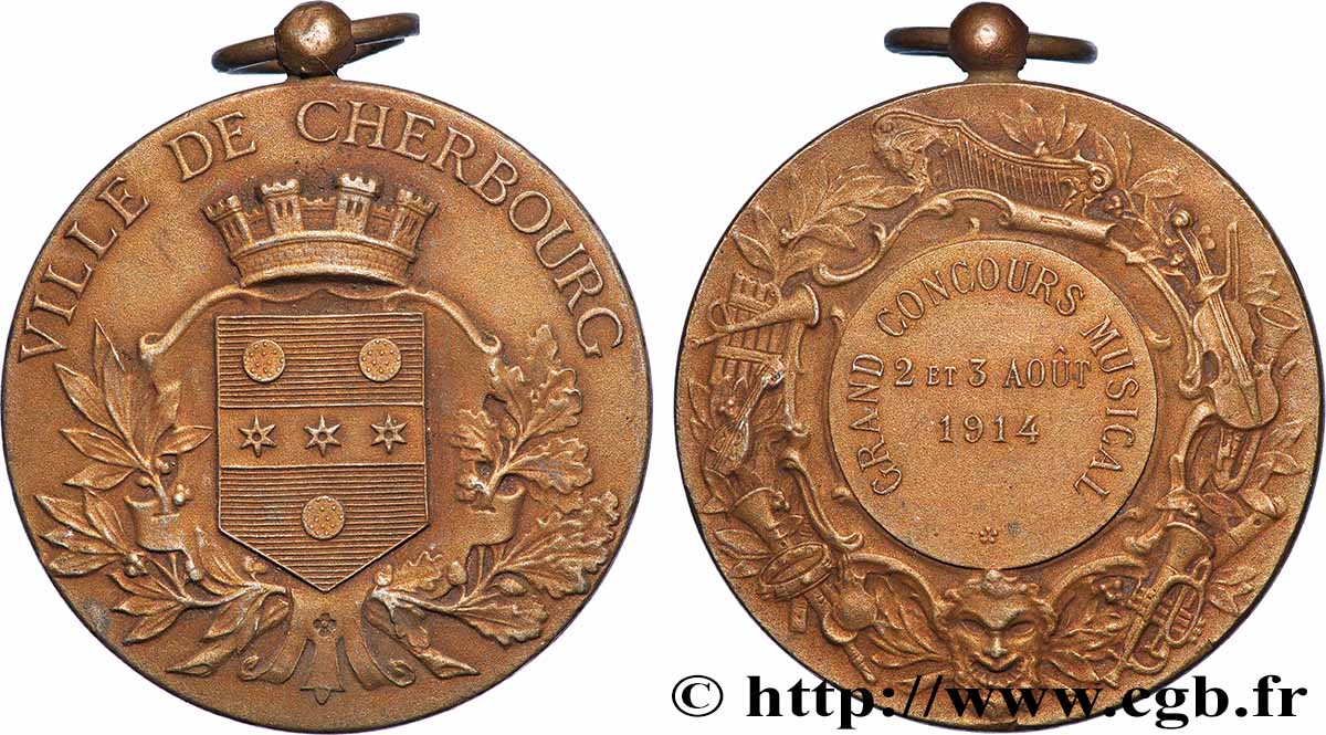 DRITTE FRANZOSISCHE REPUBLIK Médaille, Grand concours musical SS