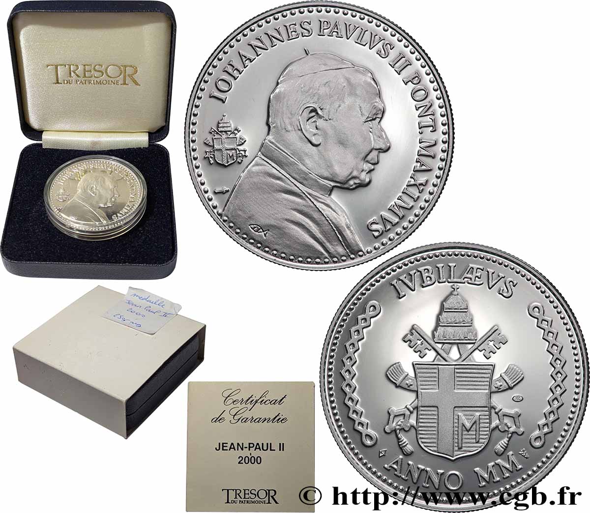 JEAN-PAUL II (Karol Wojtyla) Médaille, Jean-Paul II BE