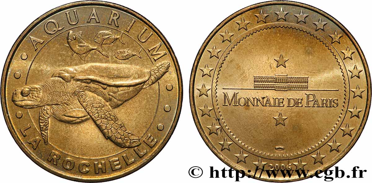 MÉDAILLES TOURISTIQUES Médaille touristique, Aquarium de La Rochelle TTB+