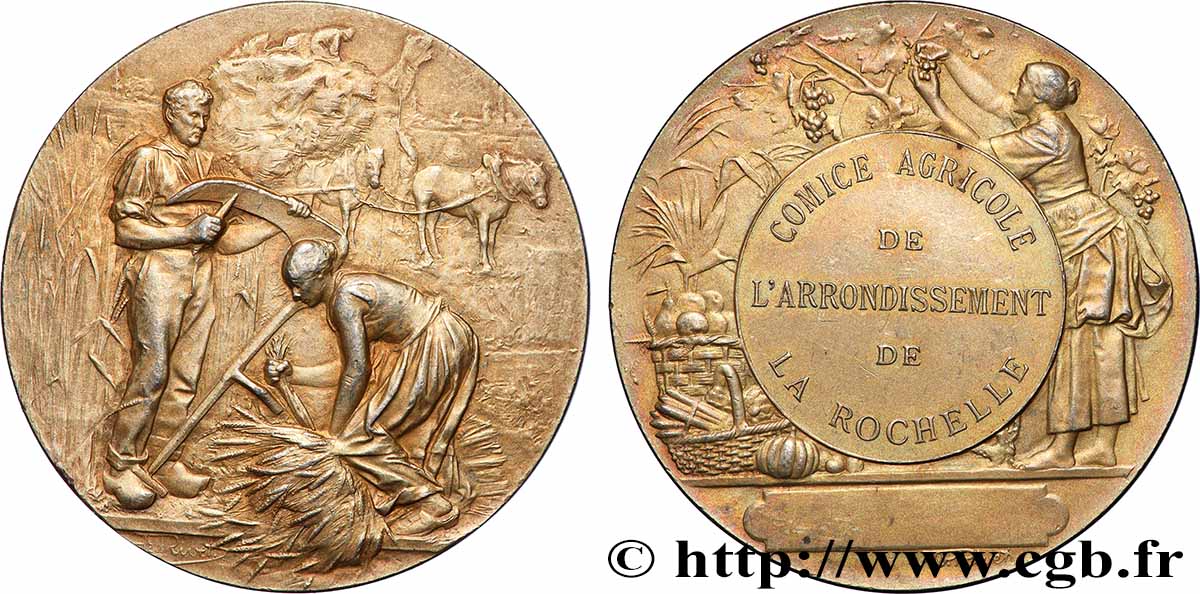 TROISIÈME RÉPUBLIQUE Médaille, Comice agricole TTB+