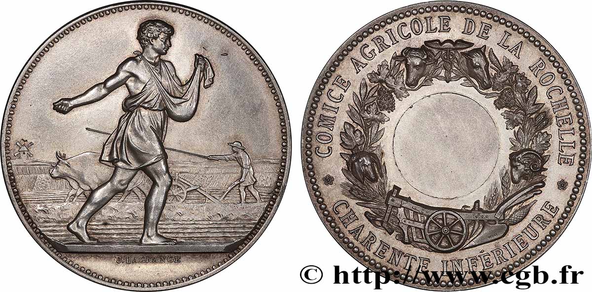 TROISIÈME RÉPUBLIQUE Médaille, Comice agricole SUP/SUP+