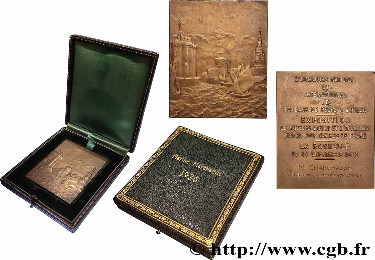 TROISIÈME RÉPUBLIQUE Plaquette, 2e concours national et international de bateaux de pêche à moteur, Exposition de moteurs marins et d’appareils divers TTB+