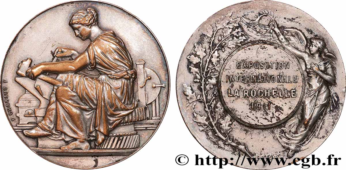 TROISIÈME RÉPUBLIQUE Médaille, Exposition internationale TTB