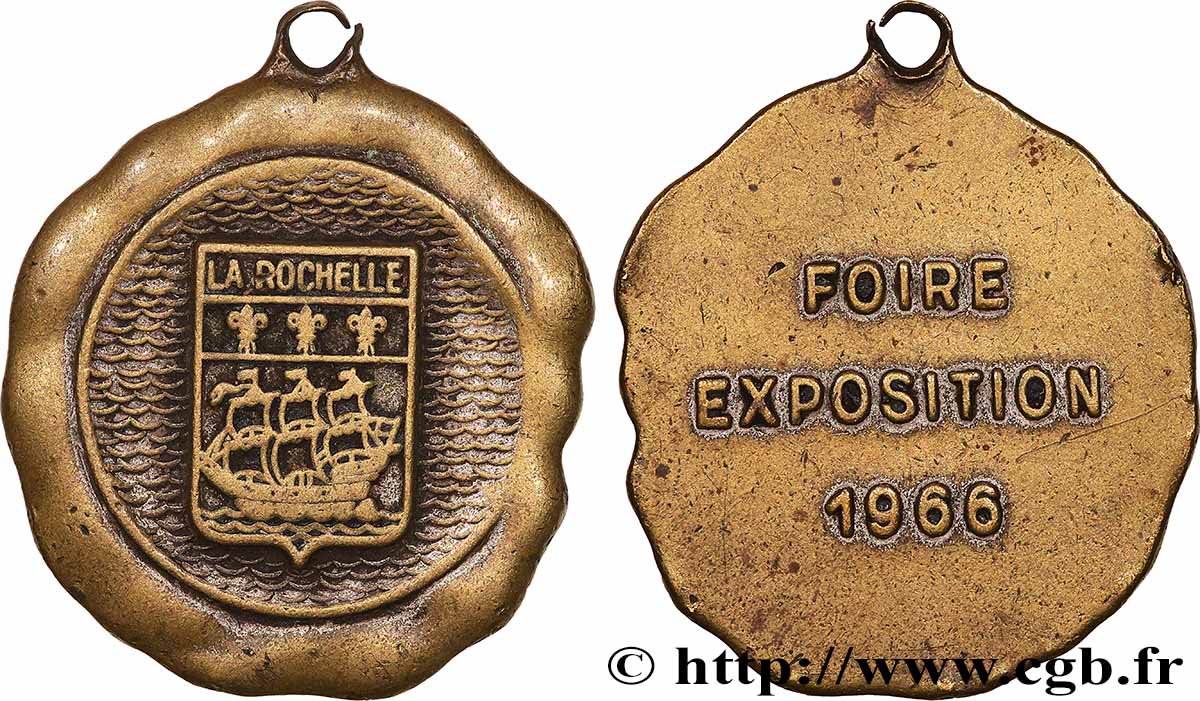 CINQUIÈME RÉPUBLIQUE Médaille, Foire-Exposition TTB