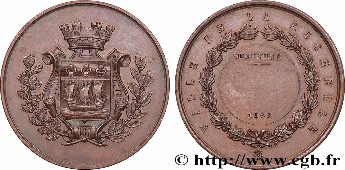 SECOND EMPIRE Médaille, Industrie SUP/TTB+