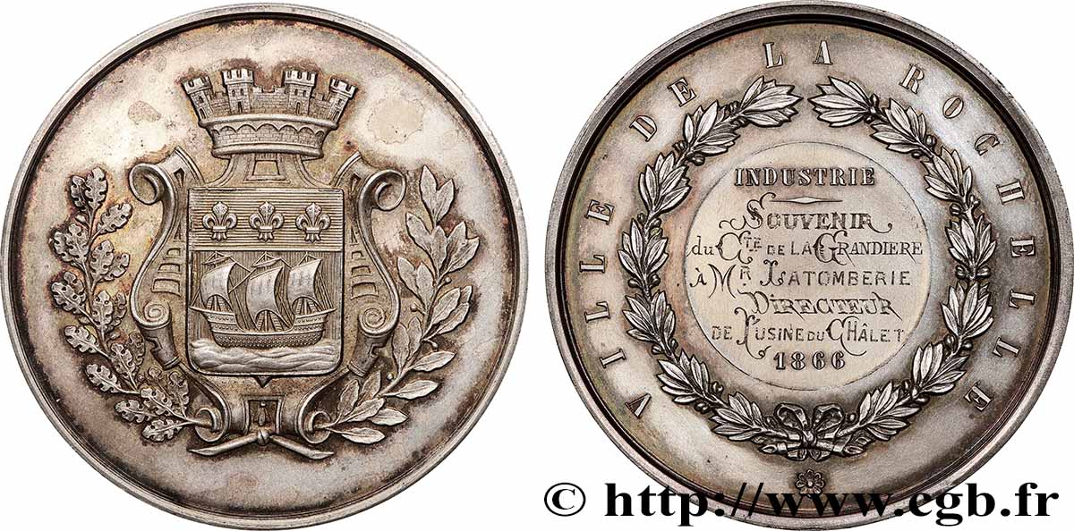 SECOND EMPIRE Médaille, Industrie, Souvenir SUP